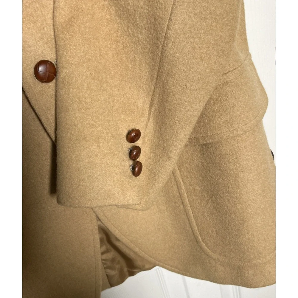 Vintage Barrister‎ Camelhair Blazer Tan 2 Button Sport Coat Jacket Mens 44R